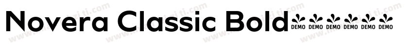 Novera Classic Bold字体转换
